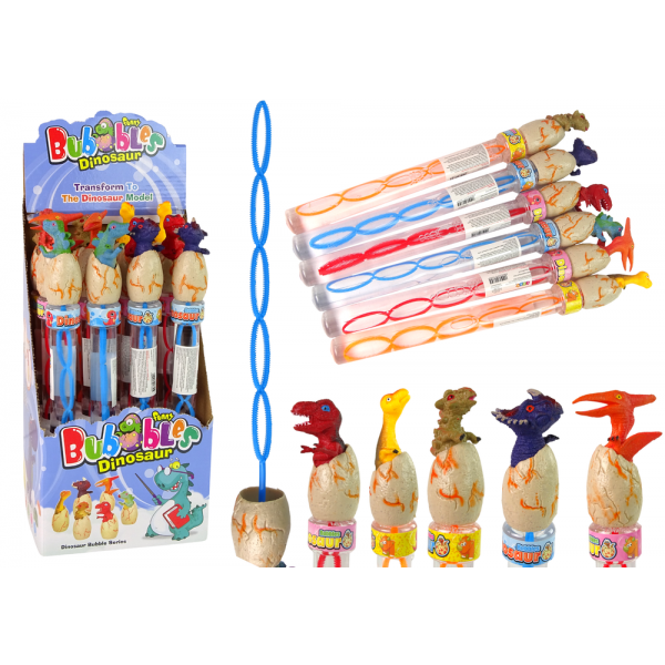 Bańki Mydlane Dinozaury 34 cm Różne Kolory