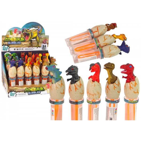 Bańki Mydlane Dinozaury 18 cm Różne Kolory