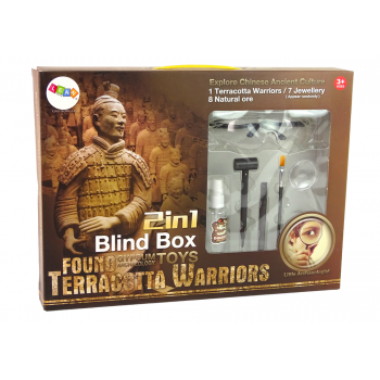 Zestaw Archeologiczny 2w1 Różne Kryształy Skarby