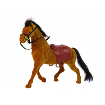 Figurka Aksamitny Koń Brązowy Farma