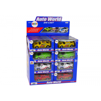 Auto Sportowe Wyścigowe Resorak Wyścigi 4 Kolory 1:43