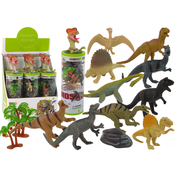 Zestaw 12 Figurek Dinozaury w Tubie