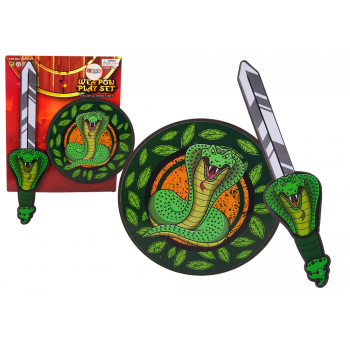 Zestaw Rycerza Z Pianki EVA Miecz Tarcza Wąż