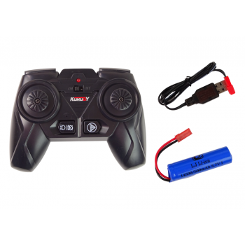 Traktor Zdalnie Sterowany R/C Czarny 2,4G Metal