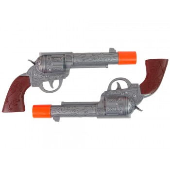 Zestaw Kowbojski Kowboj Dwa Rewolwery Ostrogi Akcesoria