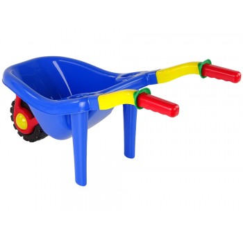 Duża Kolorowa Taczka Ogrodowa Niebieska