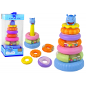 Piramidka Edukacyjna Kolorowe Obręcze