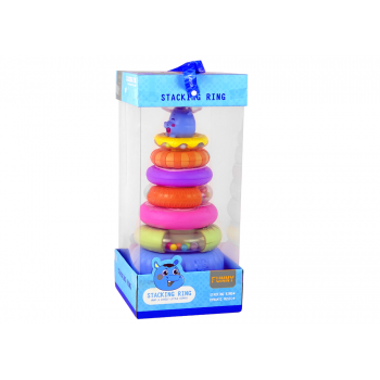 Piramidka Edukacyjna Kolorowe Obręcze