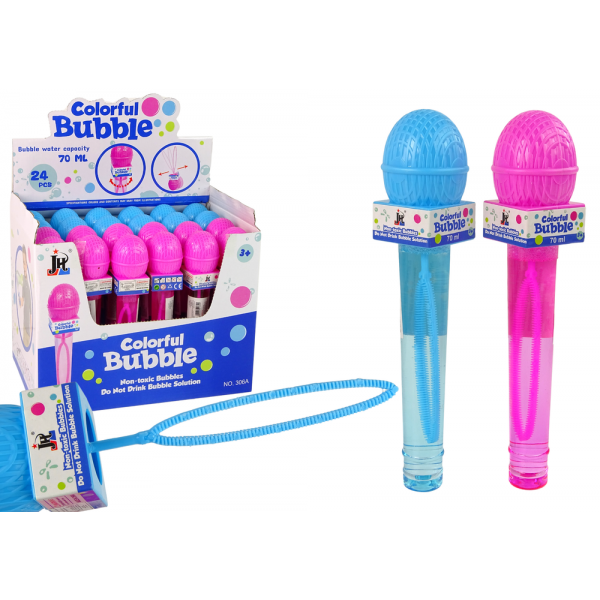 Bańki Mydlane Mikrofon 2 Kolory 70 ml