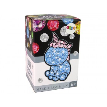 Zestaw Kreatywny Jednorożec DIY Diamenty Kryształki Zielony