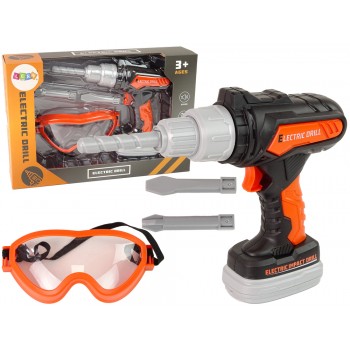 Wiertarka Dla Dzieci Wkrętarka Na Baterie Wiertła Okulary Ochronne