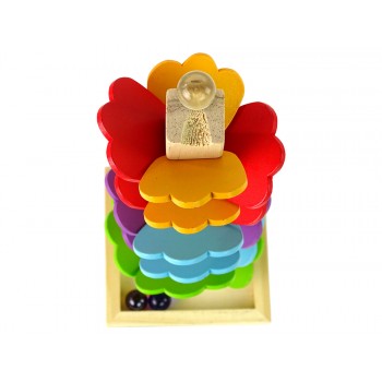 Drewniane Drzewko Tor Kulkowy Zjeżdżalnia Piłeczek Liście