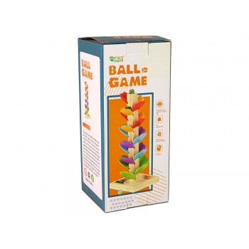 Drewniane Drzewko Tor Kulkowy Zjeżdżalnia Piłeczek Liście