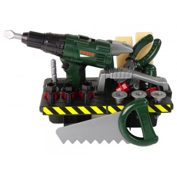 Zestaw Majsterkowicza Organizer Wkrętarka Na Baterie Zielony