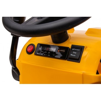 Traktor Na Akumulator Z Przyczepą S617 Żółty