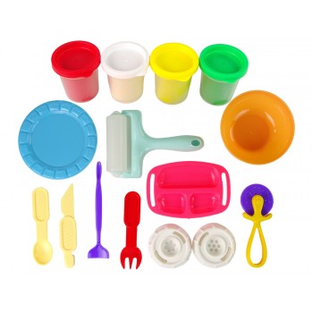 Zestaw Ciastolina Maszynka do Robienia Makaronu Akcesoria