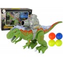 Dinozaur z Katapultą Chodzi Strzela Zielony