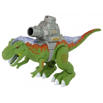 Dinozaur z Katapultą Chodzi Strzela Zielony