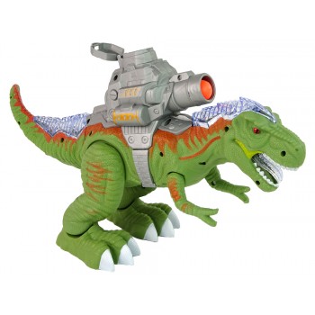 Dinozaur z Katapultą Chodzi Strzela Zielony