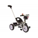 Rower Trójkołowy PRO100 Czarny Koszyk Koła EVA