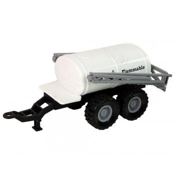 Zestaw Traktor z Maszynami Przyczepa Cysterna Dźwięki LED