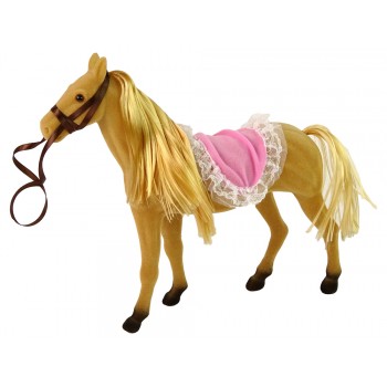 Lalka Jeździec z Brązowym Kucykiem Figurki