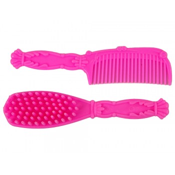 Lalka Jeździec z Brązowym Kucykiem Figurki