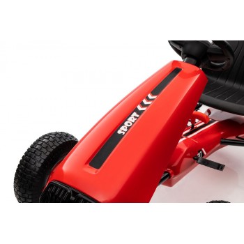 Gokart na Pedały G208 Czerwony