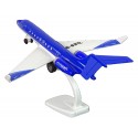 Samolot Pasażerski G-650 Napęd Dźwięk Światła Metalowy Niebieski