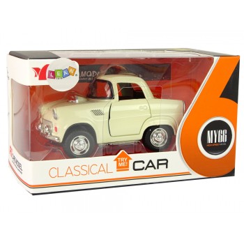 Autko Metalowe Klasyk Otwierane Drzwi Dźwięk