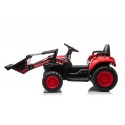 Traktor Na Akumulator Z łyżką BW-X002A Czerwony