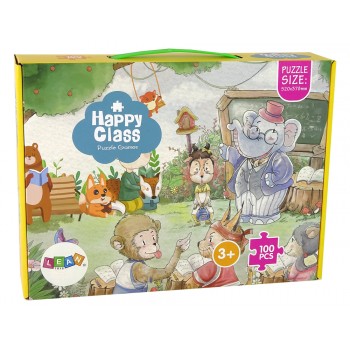 Puzzle Szkoła Dla Zwierząt 100 Elementów