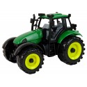 Traktor Ideal Farm Zielony Otwierana Maska