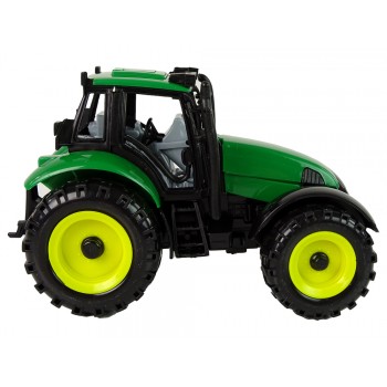 Traktor Ideal Farm Zielony Otwierana Maska