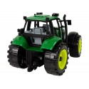 Traktor Ideal Farm Zielony Otwierana Maska