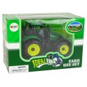 Traktor Ideal Farm Zielony Otwierana Maska
