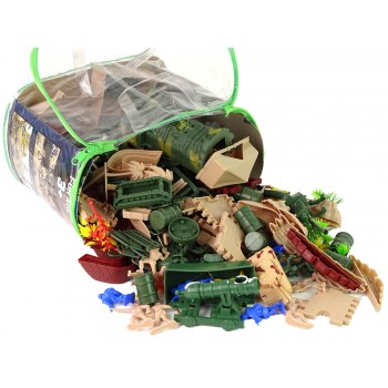 Zestaw Militarny 200 elementów Klocki Dla Dzieci