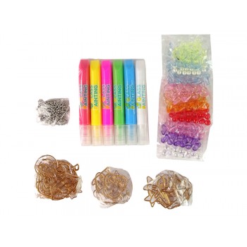 Zestaw Do Robienia Biżuterii DIY Pisaki Koraliki