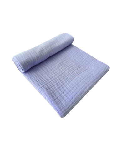 Pieluszka pielucha muślinowa premium 70x70 cm niebieska