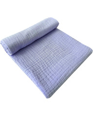 Pieluszka pielucha muślinowa premium 70x70 cm niebieska