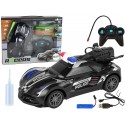 Auto Sportowe R/C Policja Czarne Zdalnie Sterowane