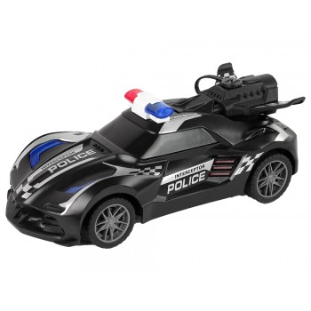 Auto Sportowe R/C Policja Czarne Zdalnie Sterowane