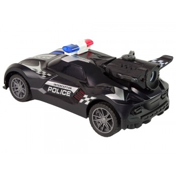 Auto Sportowe R/C Policja Czarne Zdalnie Sterowane