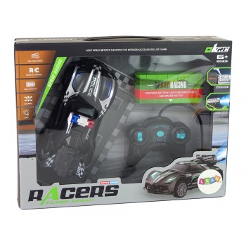 Auto Sportowe R/C Policja Czarne Zdalnie Sterowane