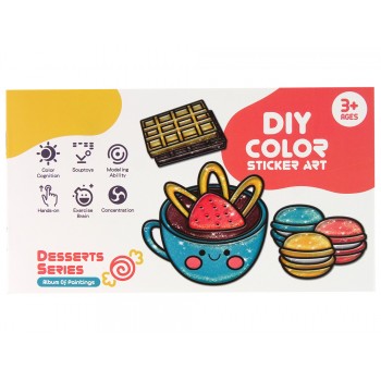 Naklejki Na Okno Meble Słodkości DIY 8 Kolorów Brokat