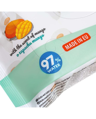 Akuku nawilżany papier toaletowy dla dzieci i dorosłych