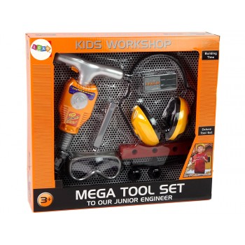 Zestaw Majsterkowicza Narzędzia Młot Pneumatyczny Okulary