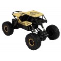 Auto RC Wysokie Koła 1:18 Plastikowe Czarne Złote