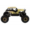 Auto RC Wysokie Koła 1:18 Plastikowe Czarne Złote