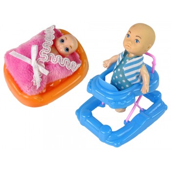 Lalka Dla Dzieci W Ciąży Długie Włosy Akcesoria